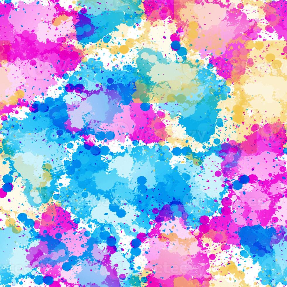 Colorful Paint Splatter Background-Abstract Ink Splash photo