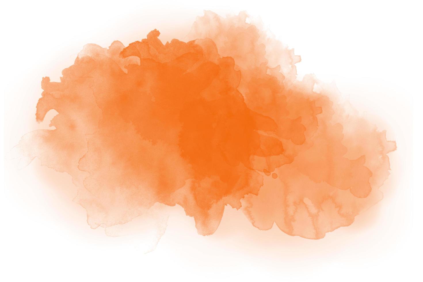 Orange abstract watercolor backgrounds. Color splash design element. photo