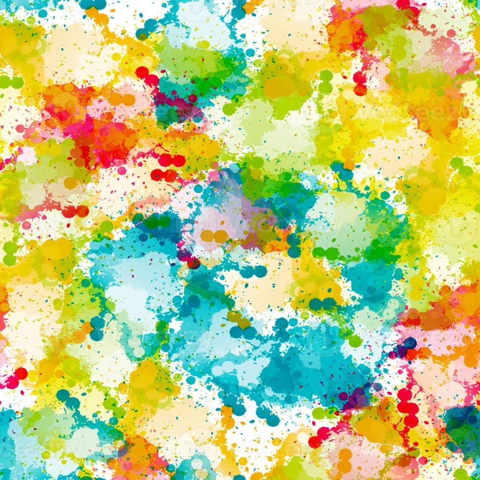 Colorful Paint Splatter Background-Abstract Ink Splash photo