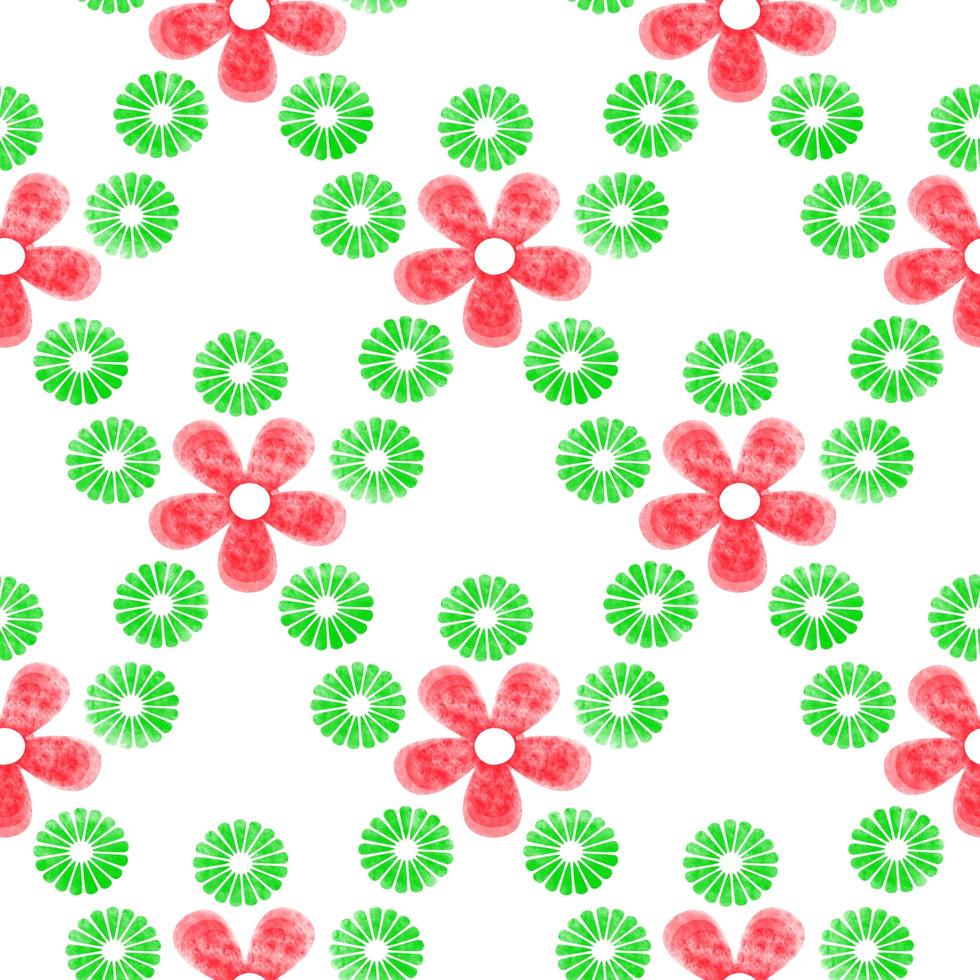 Colorful Floral Seamless Background Pattern photo