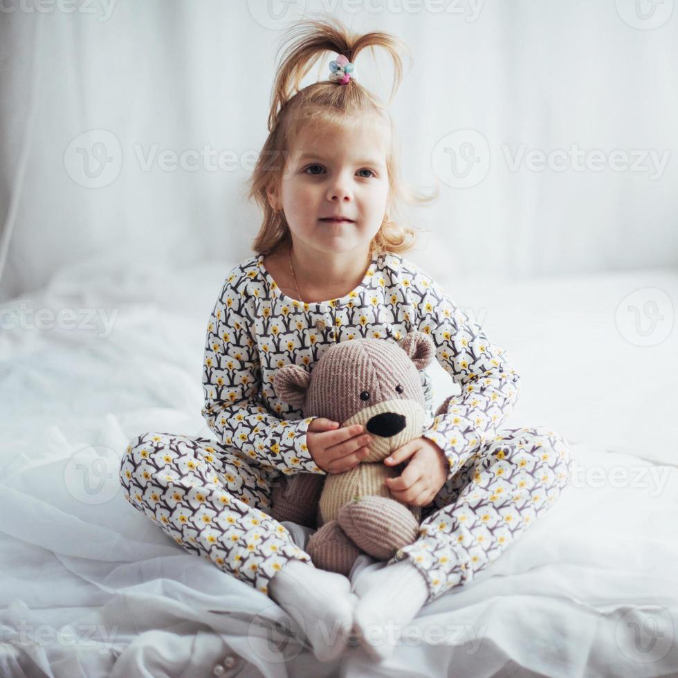 Child in pajama photo