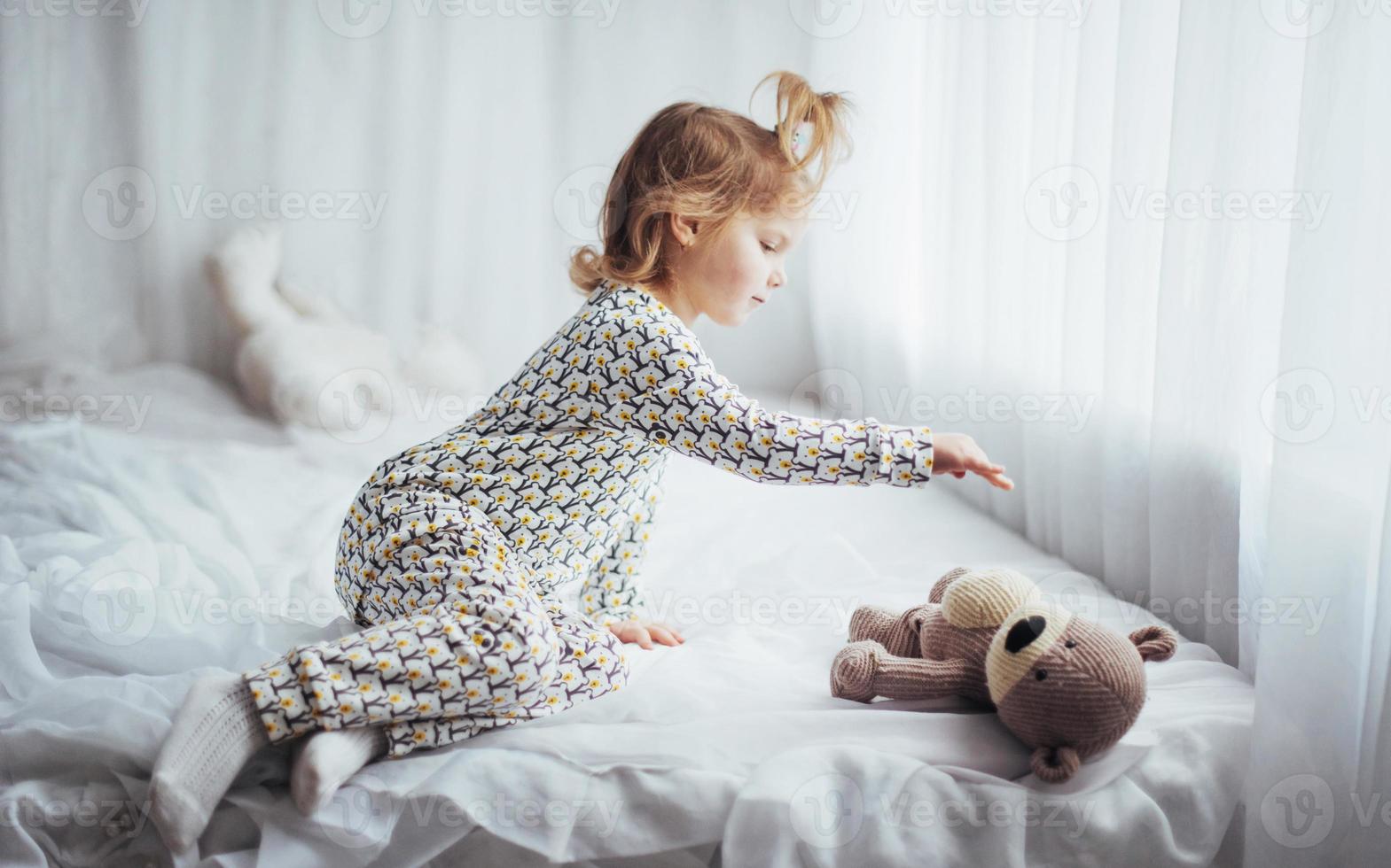 Child in pajama photo