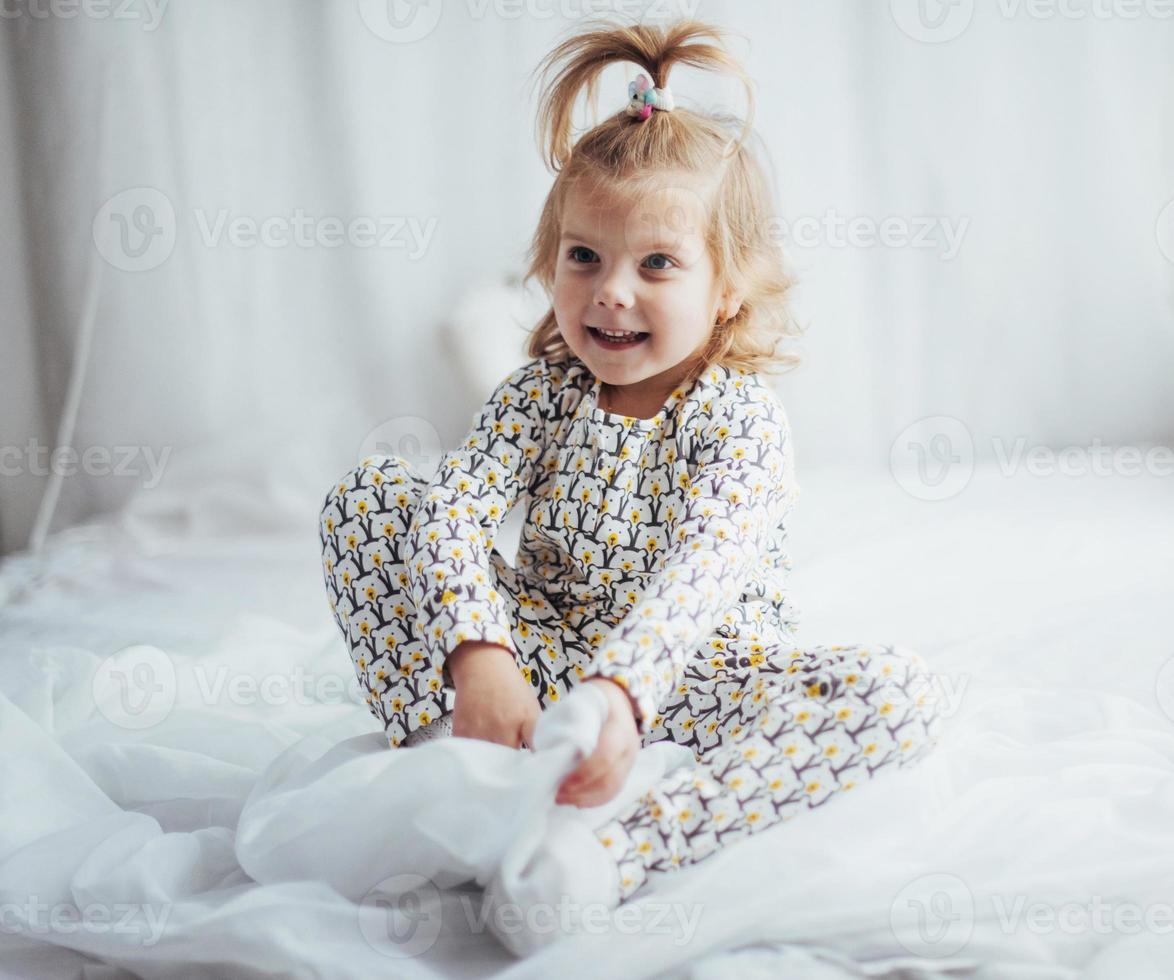 Child in pajama photo