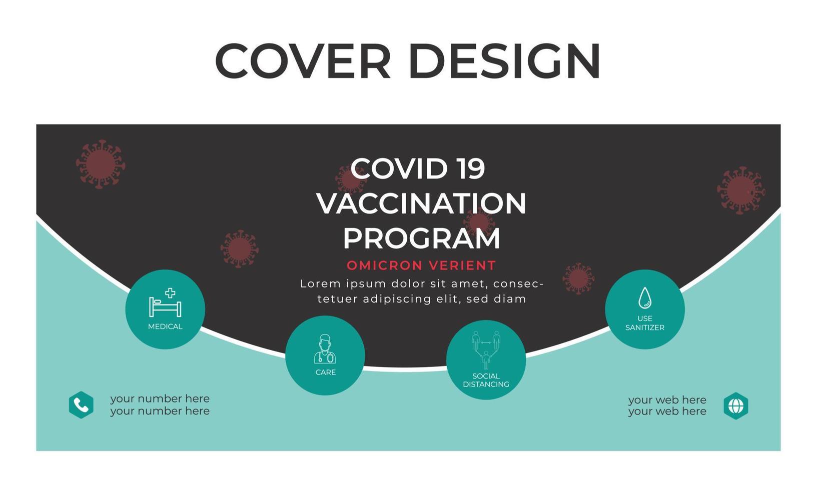 coronavirus oimcorwn safety social media post template in creative design vector