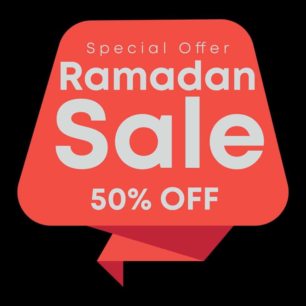 Ramadan Kareem social media post and creative offer sale vector