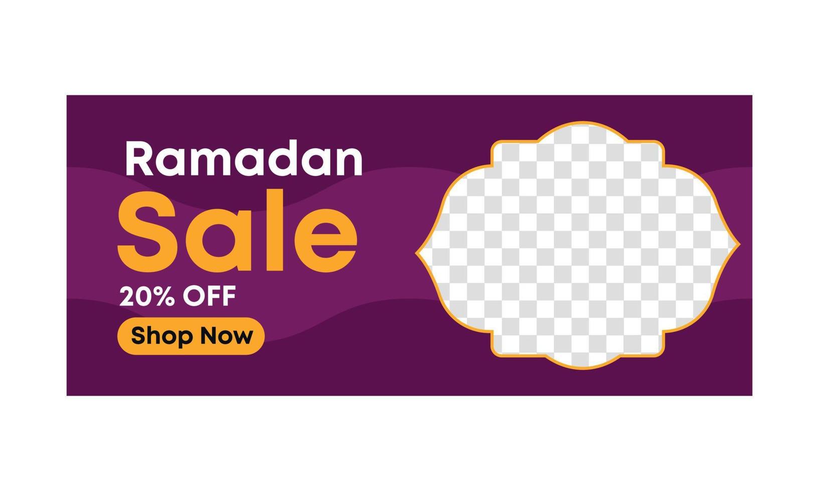 Ramadan Kareem social media post and creative offer sale vector