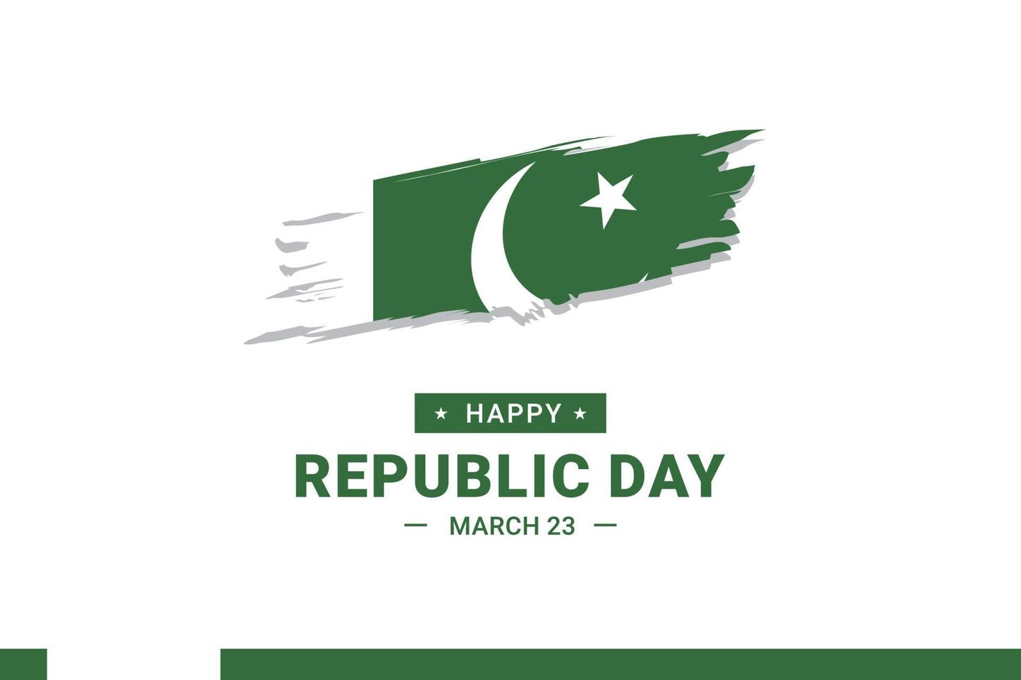 Pakistan Republic Day vector