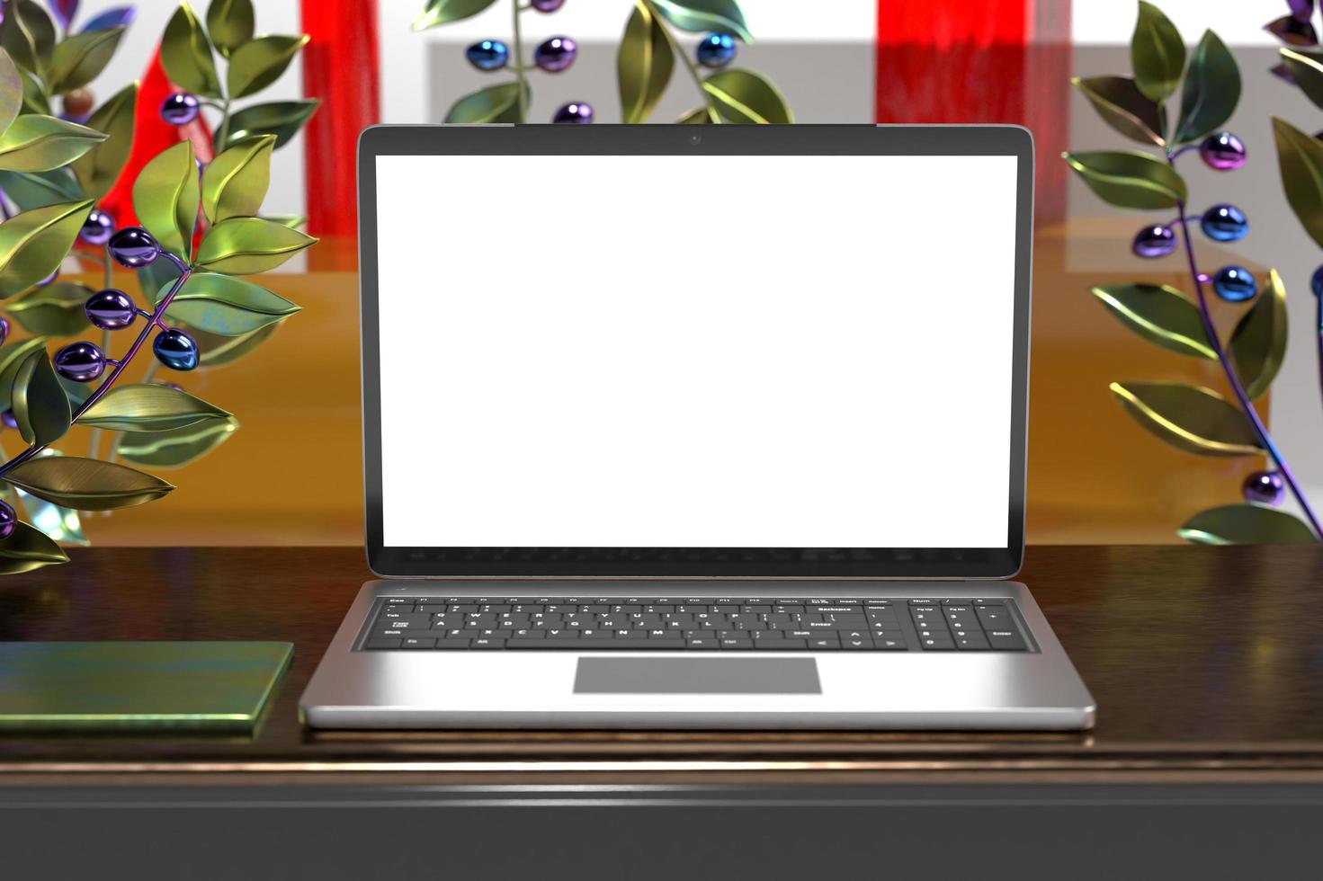 Laptop screen mockup template notebook pro photo