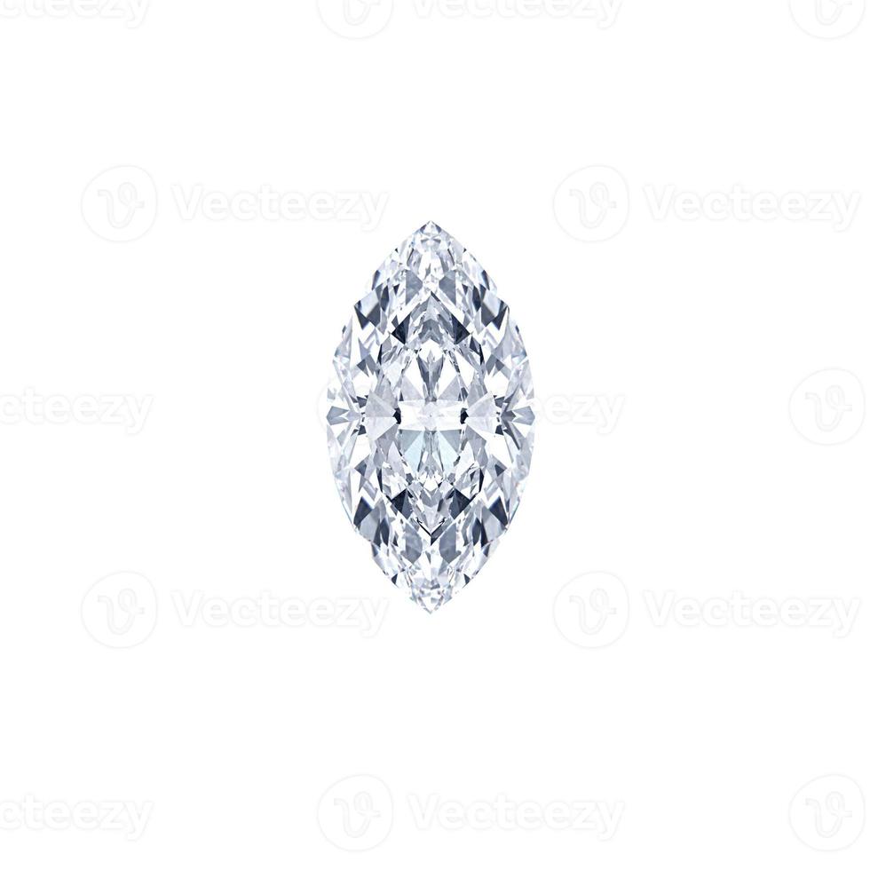 marquise cut diamond single 3d render photo