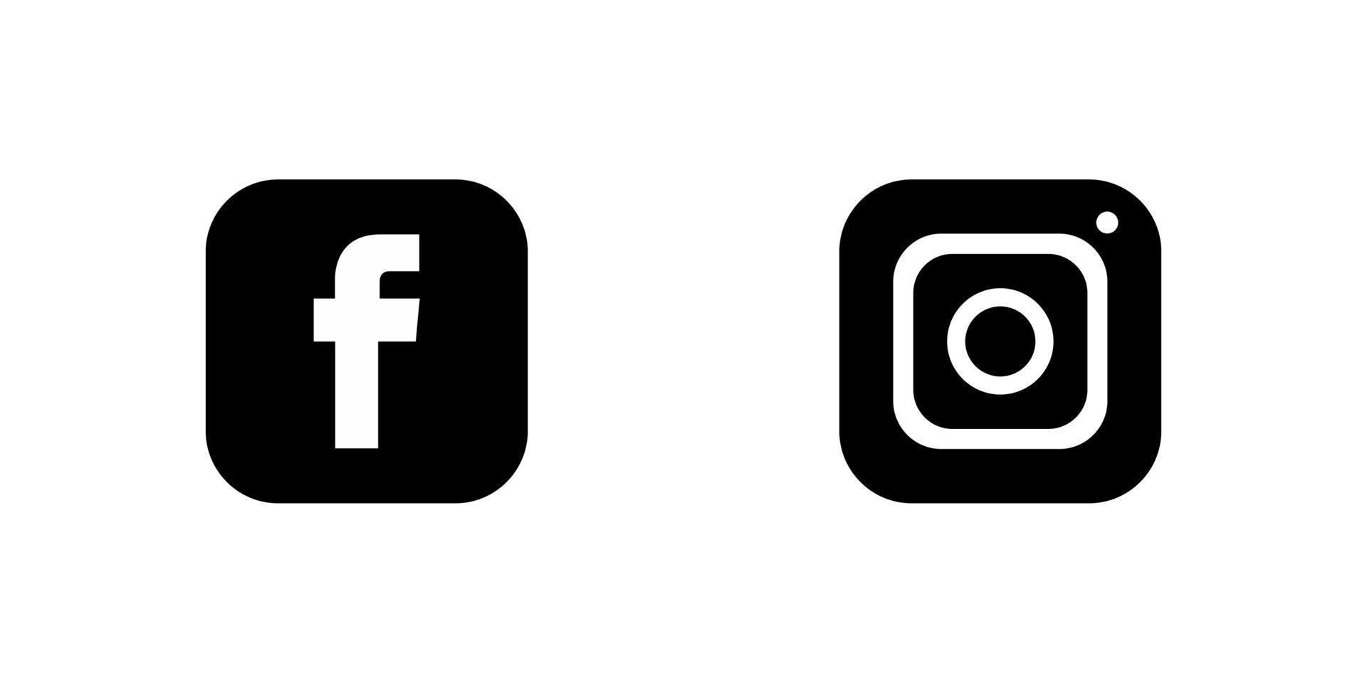 Facebook instagram icon vector 6656857 Vector Art at Vecteezy