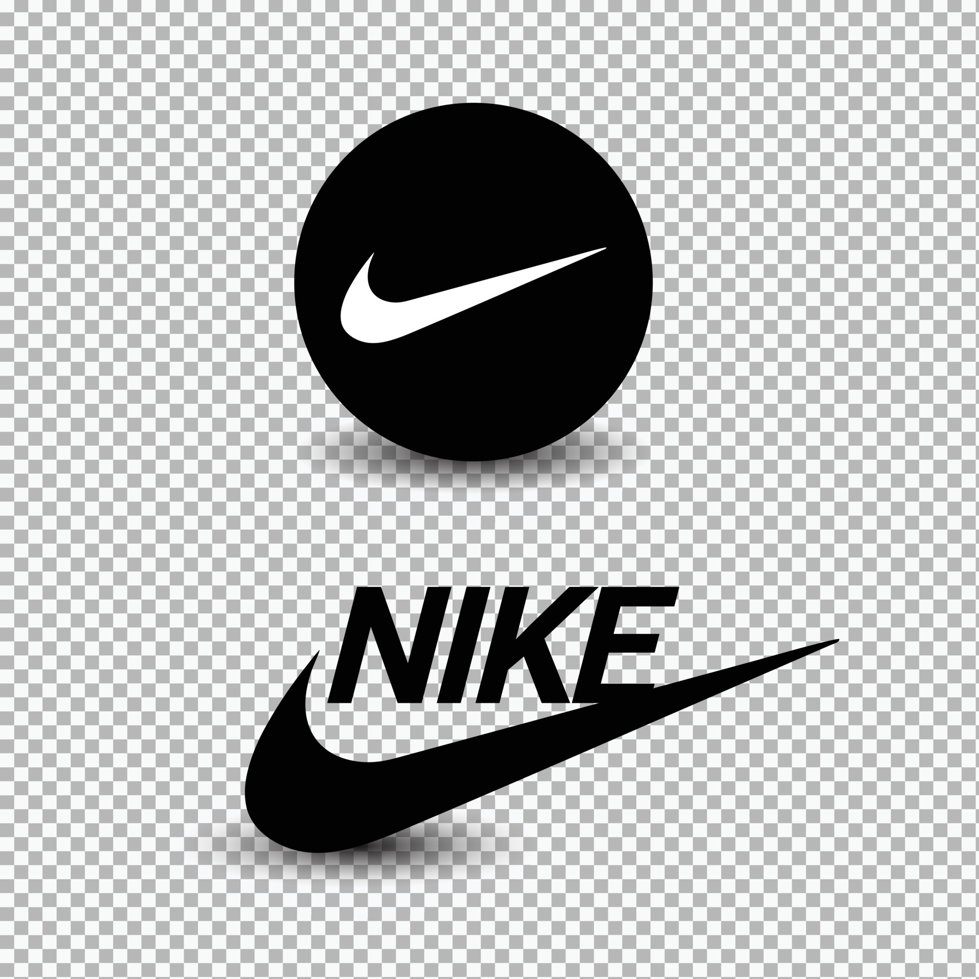 Nike logo vector on white background 6656882 Vector Art at Vecteezy