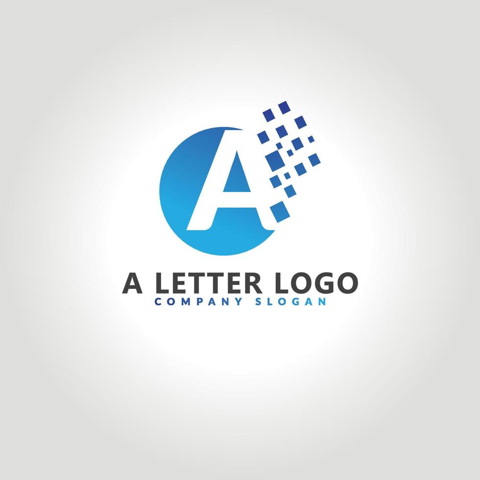 letra a plantilla de diseño de logotipo vector
