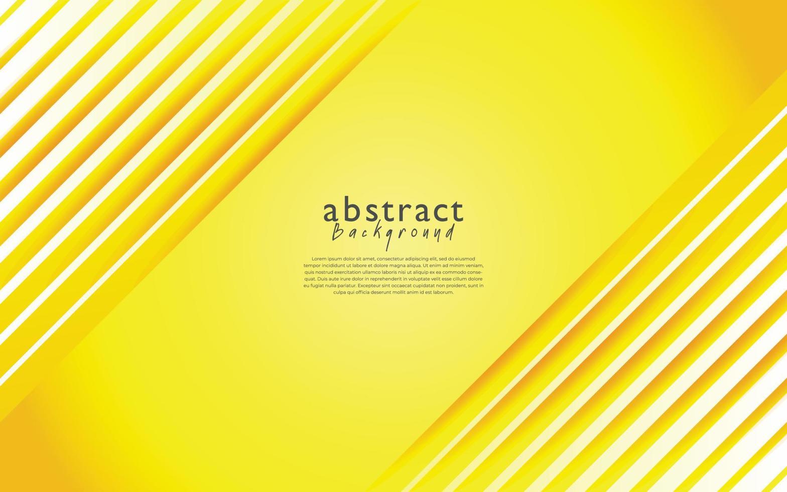 yellow modern abstract background design vector