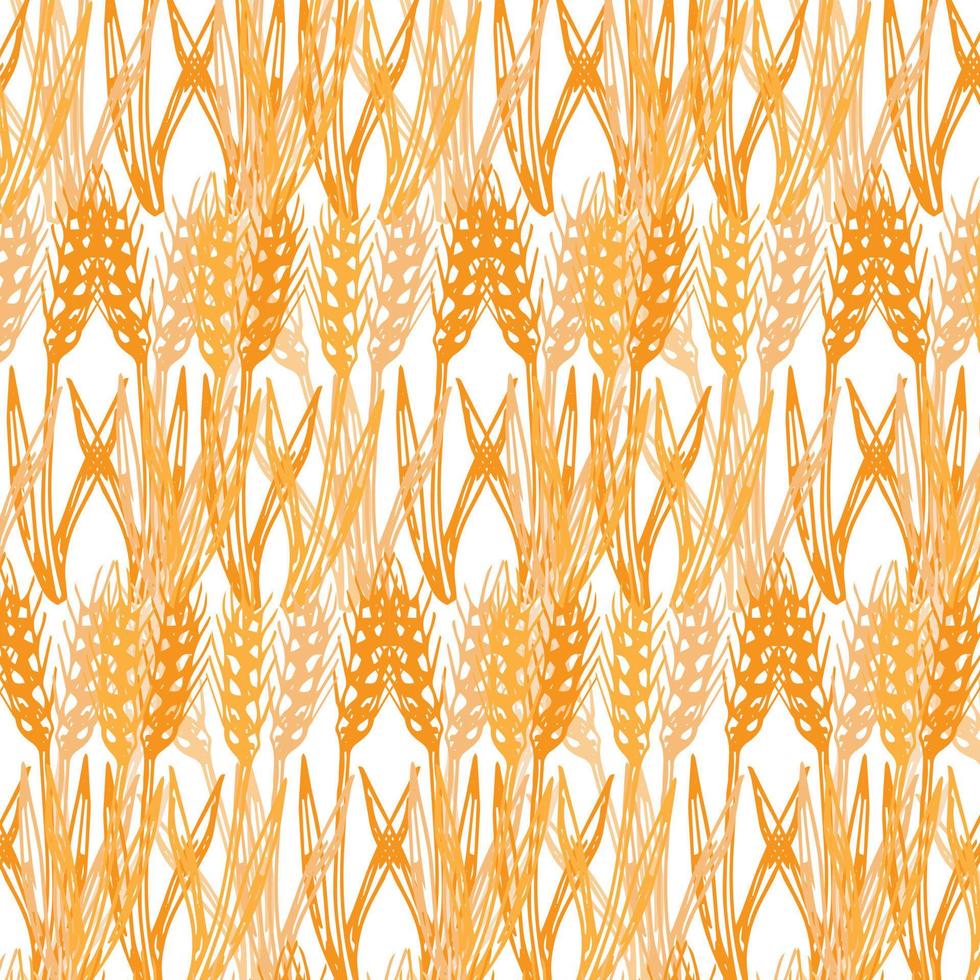 Oat pattern vector. oat symbol. rice pattern. wallpaper. free space for text. copy space. vector