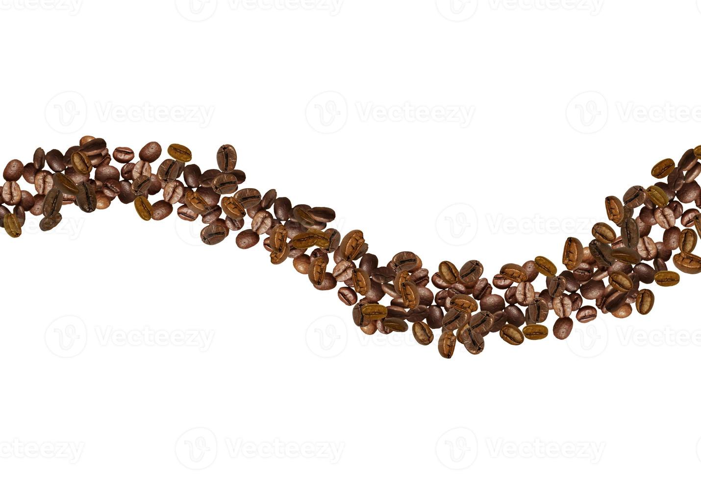 coffee beans splash concept photo