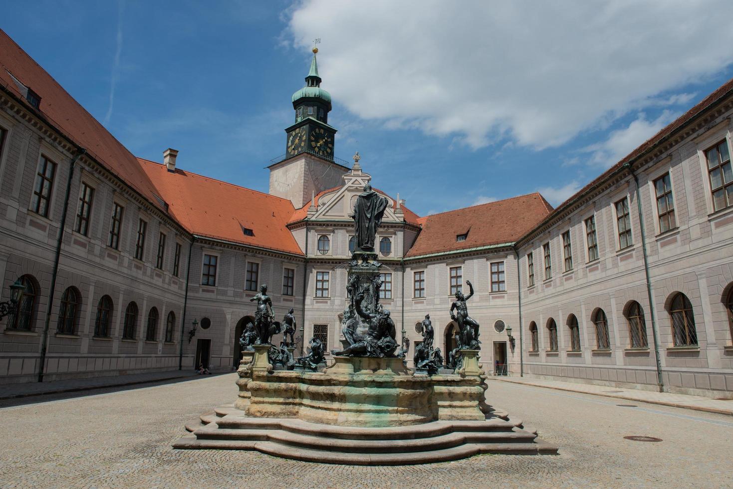 Munich Germany  2020 Marienplatz Mary's square is the real center of Munich one of the most loved places by Munich and tourists photo
