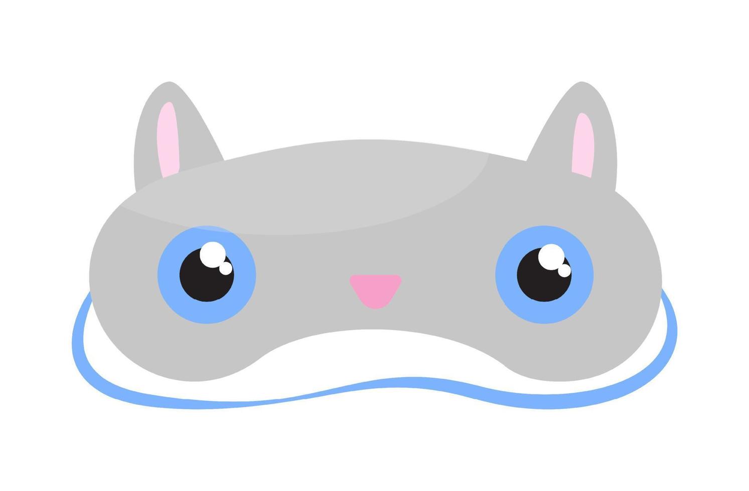 Sleep mask in flat style. vector