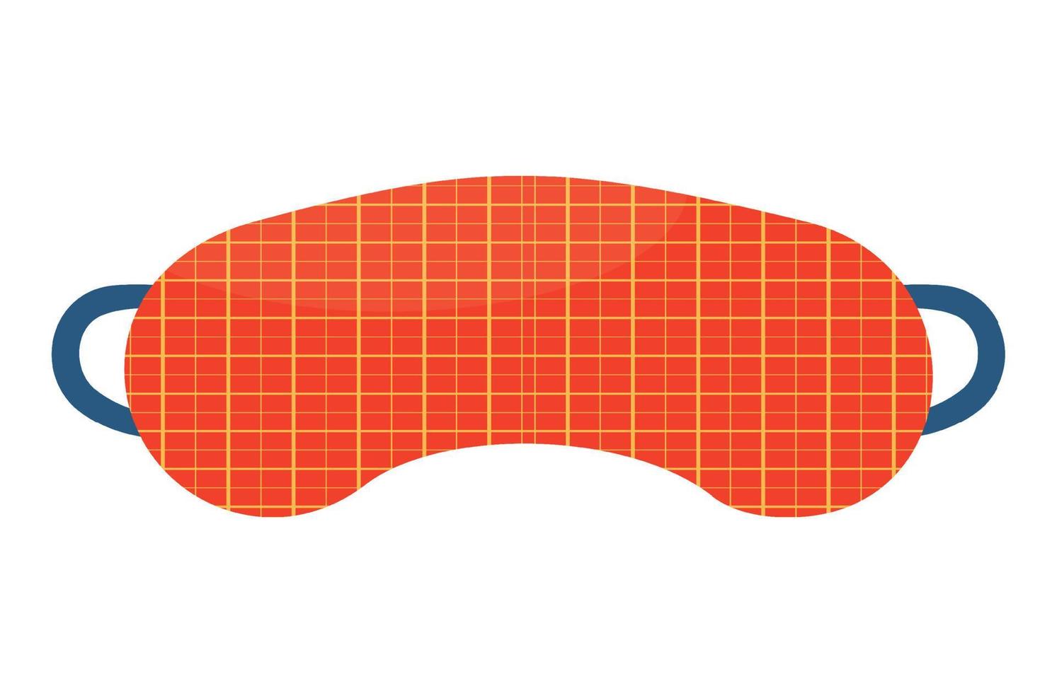 Sleep mask in flat style. vector