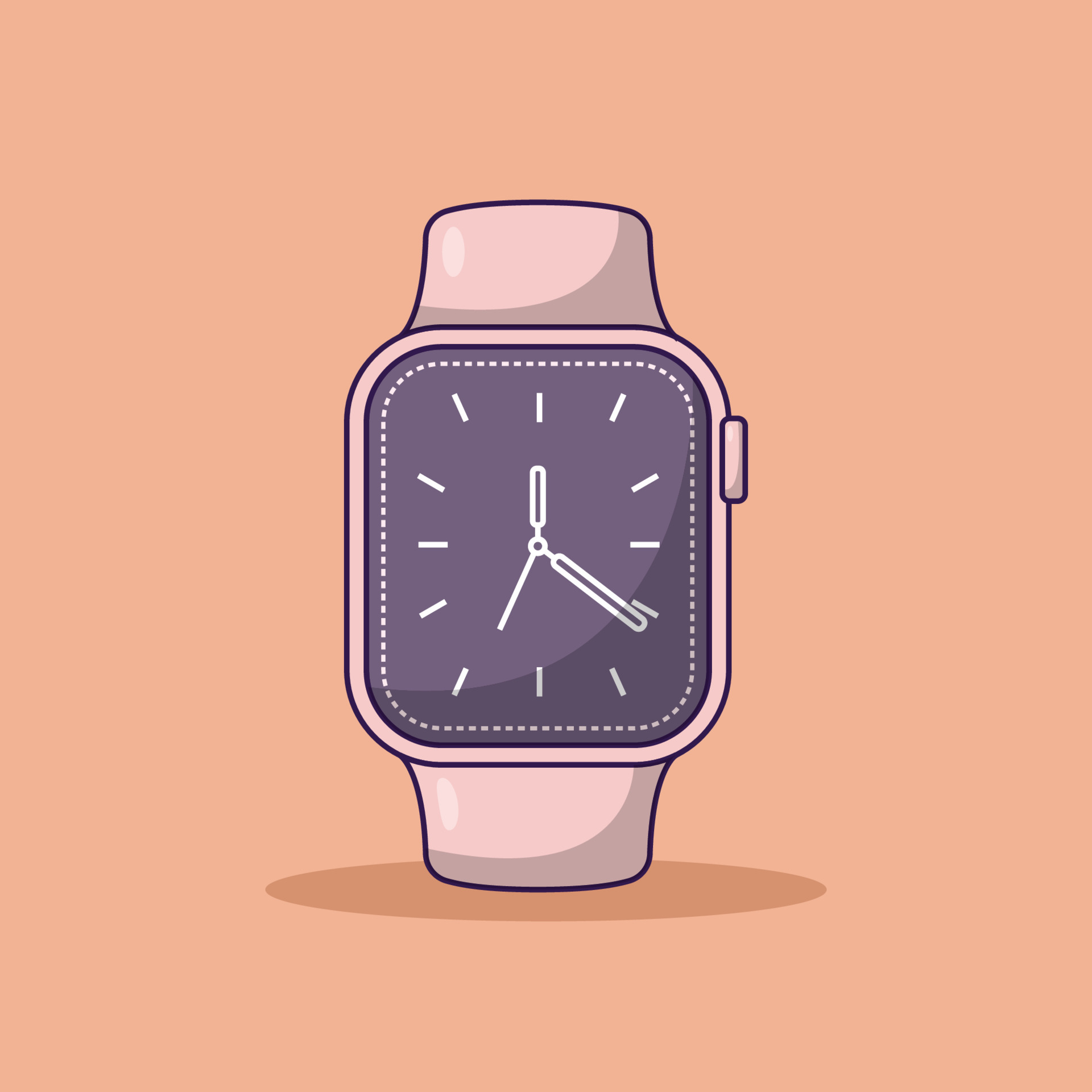 Smart Watch Vector Icon Illustration. Wrist Watch Vector. Flat Cartoon  Style Suitable for Web Landing Page, Banner, Flyer, Sticker, Wallpaper,  Background 6659382 Vector Art at Vecteezy