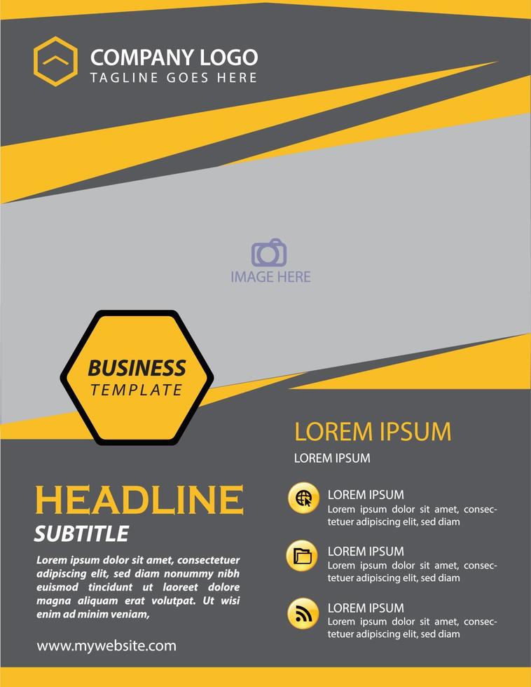 Business Flyer Design vector