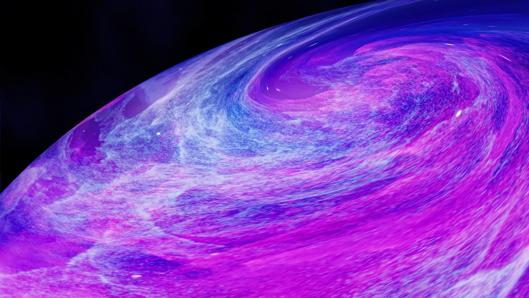 Barred Spiral Galaxy Spinning in Space Flying Through Stars.Whirlpool galaxy spiral gravitational forces. 3D rendering. photo
