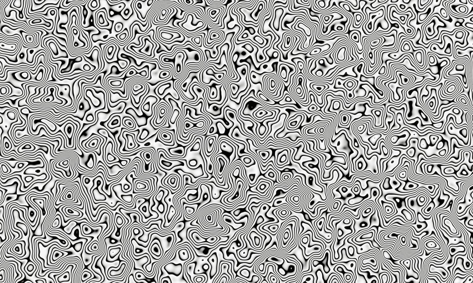 Black and white Damascus steel knife material pattern use for background and wallpaper. photo