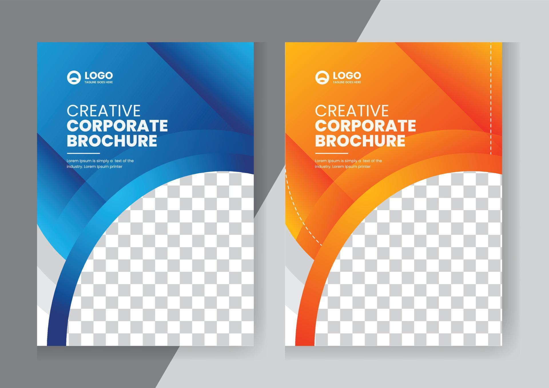 Corporate brochure company profile brochure annual report booklet