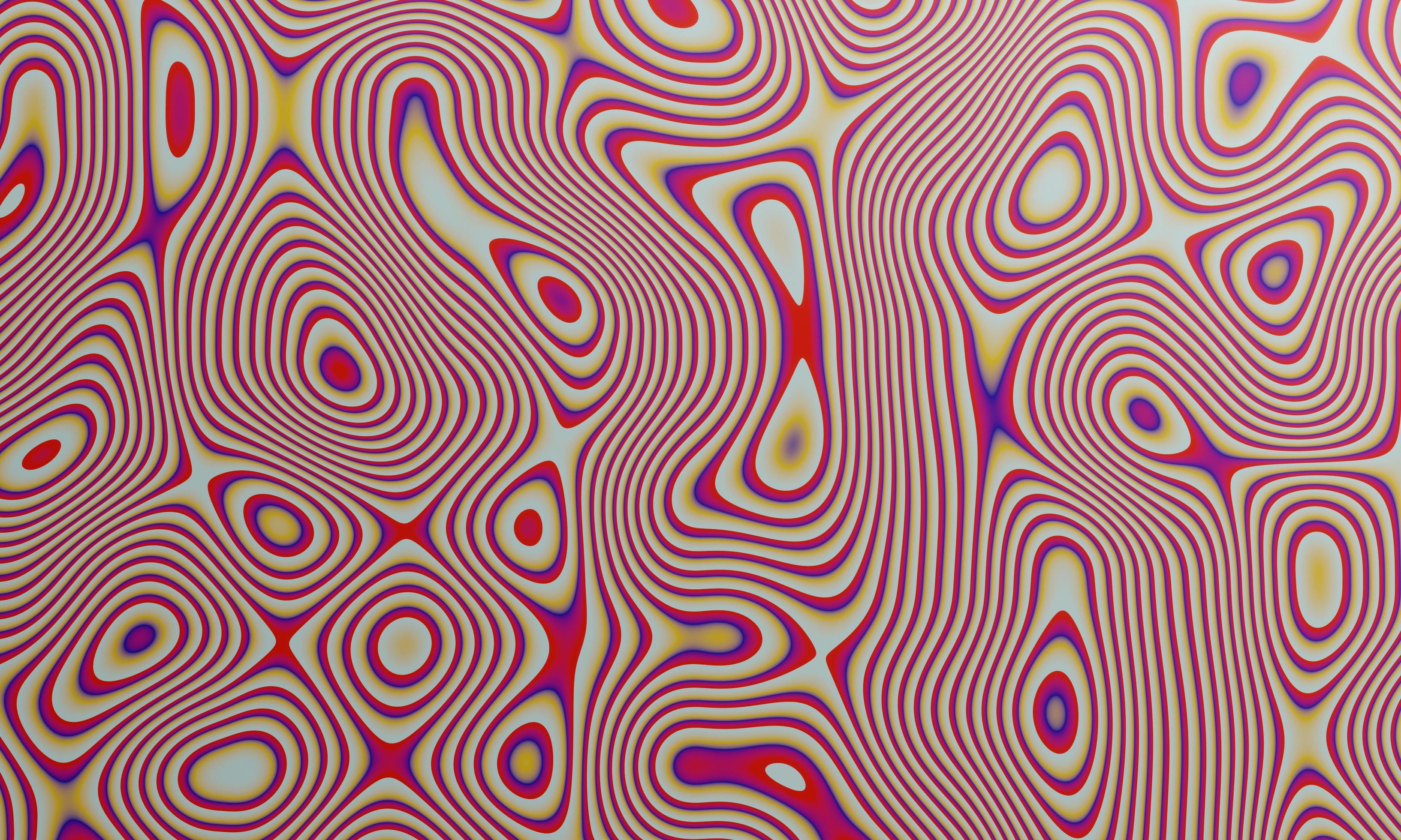 Multicolor Damascus steel knife material texture use for background and