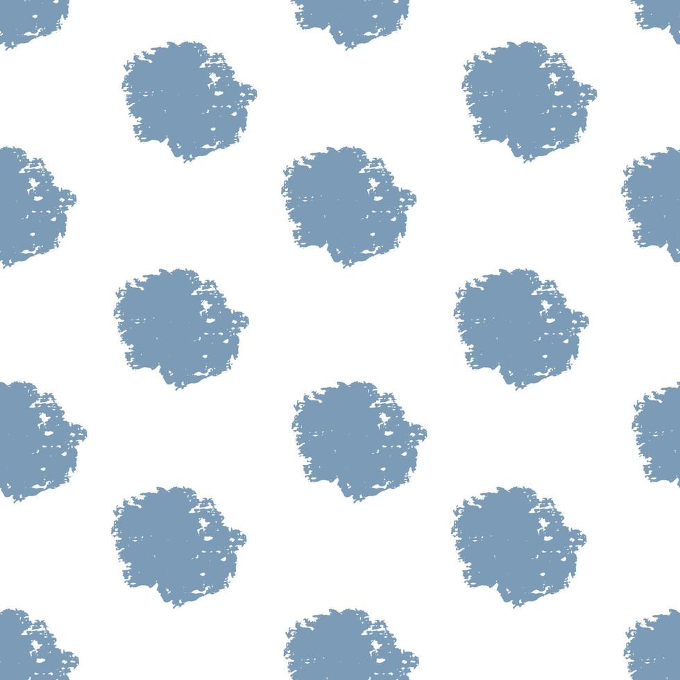 Seamless abstract pattern from paint strokes. Grunge style vector background.