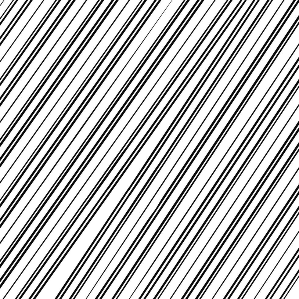 Vector striped abstract pattern of geometric stripes. Black and white print