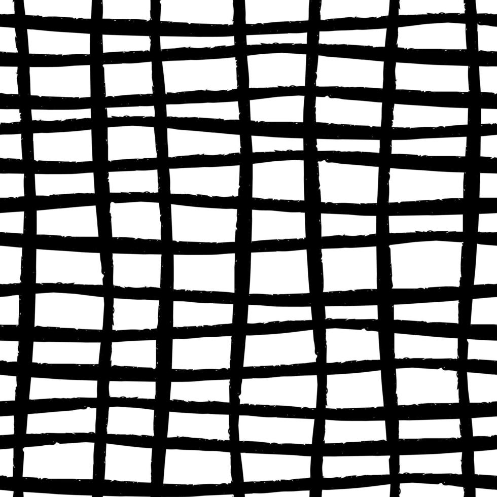patrón abstracto de rayas vectoriales de rayas onduladas geométricas. impresión en blanco y negro. vector