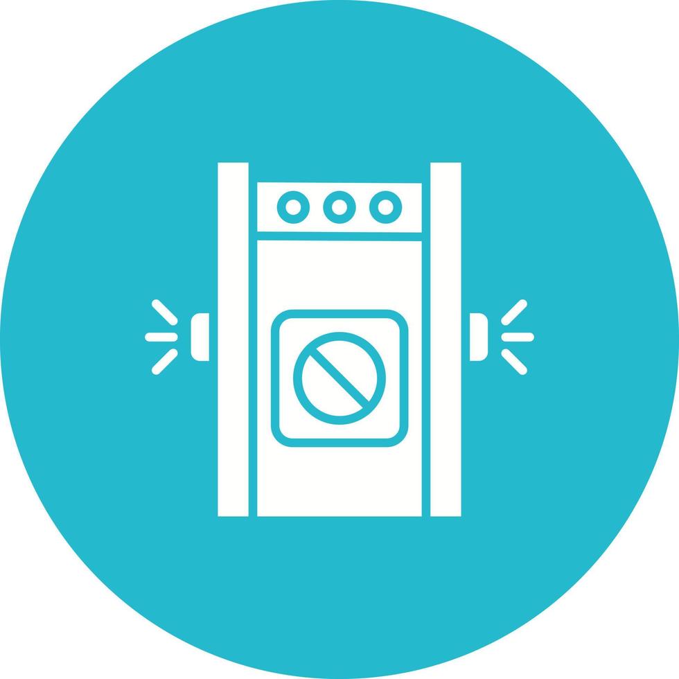 Detector Glyph Icon vector