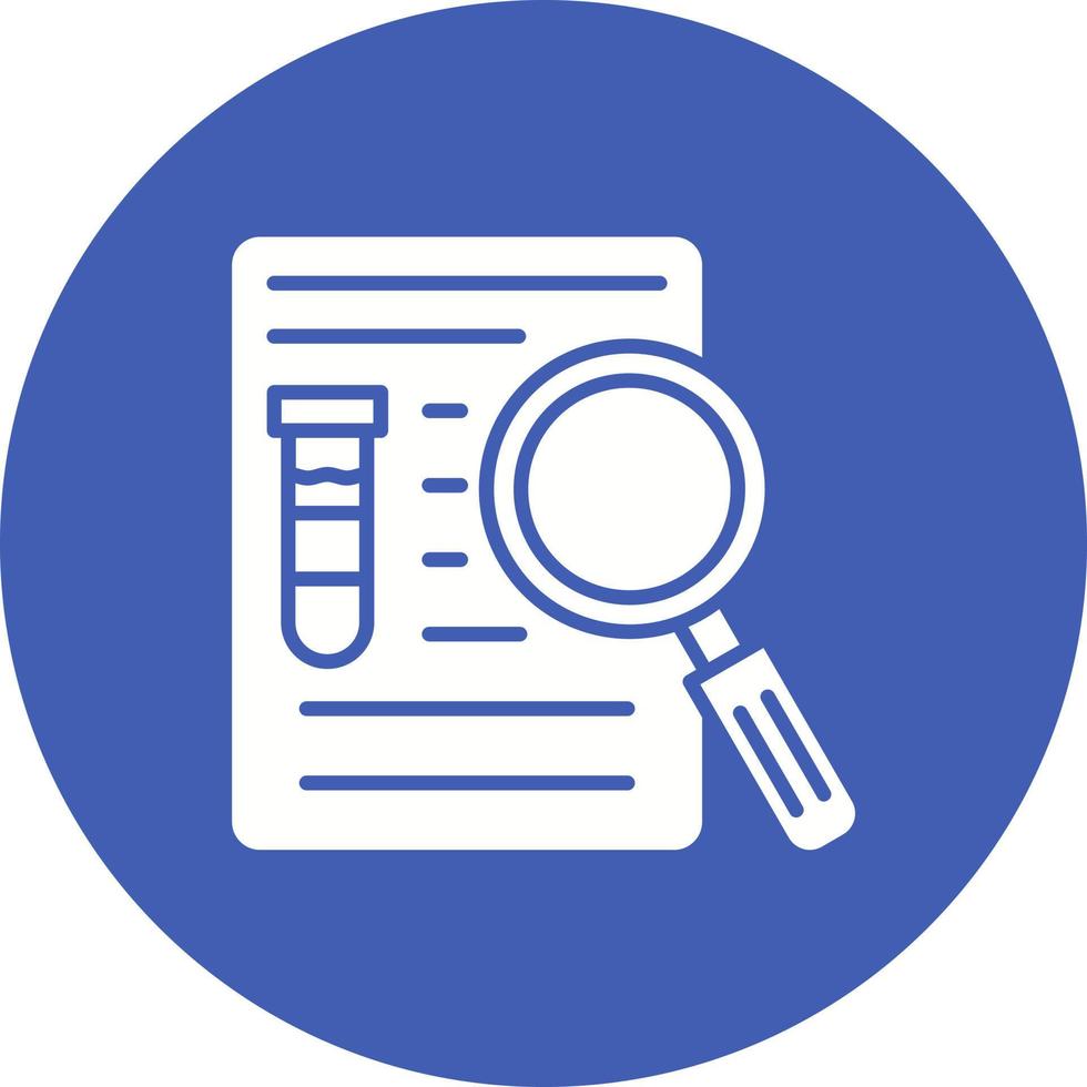 Research Paper Glyph Icon vector