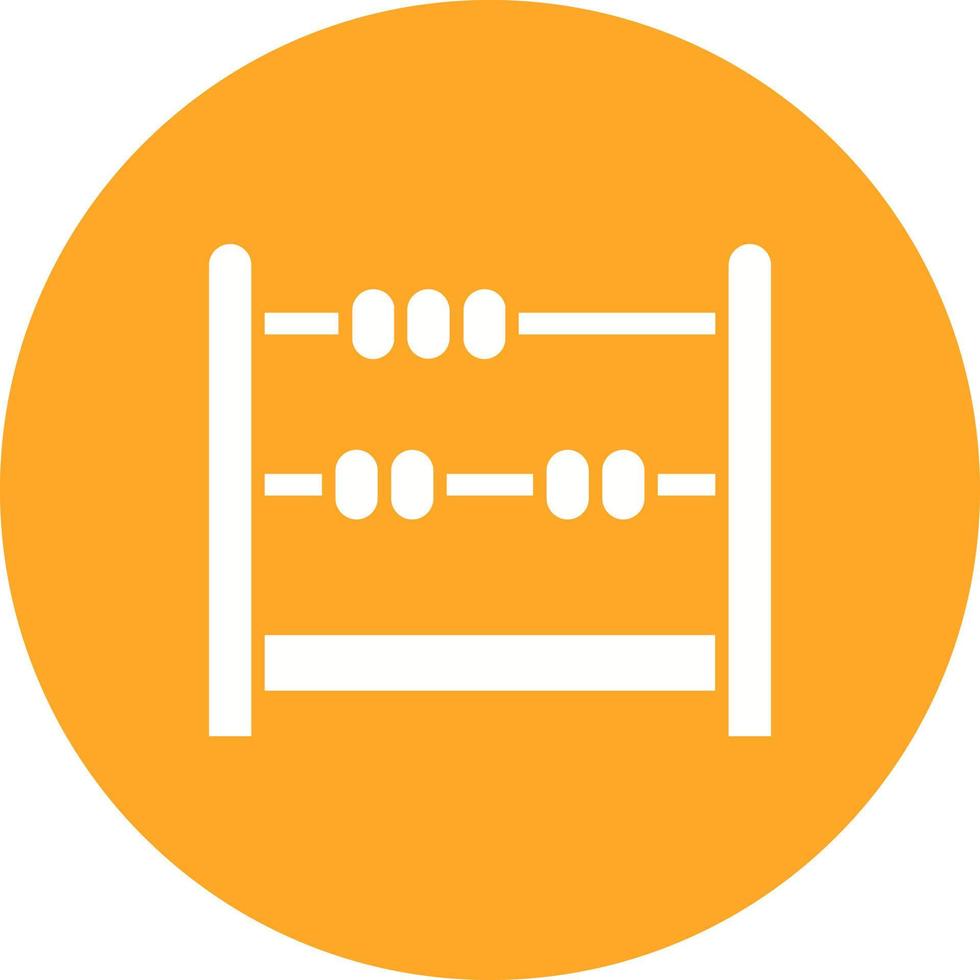 Abacus Glyph Icon vector