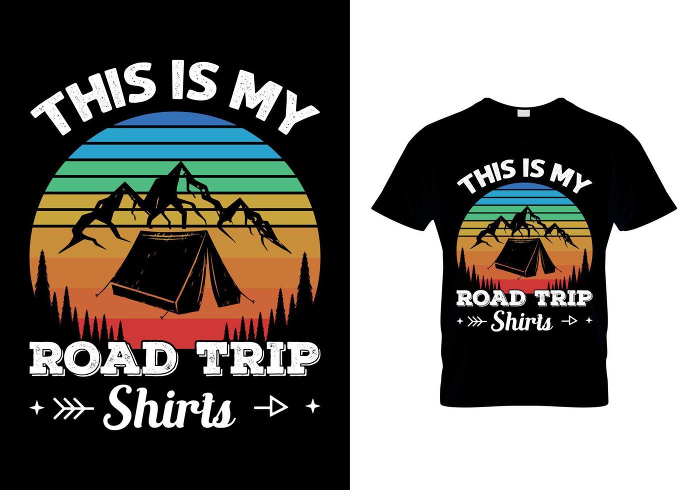 This Is My Road Trip Shirts vector