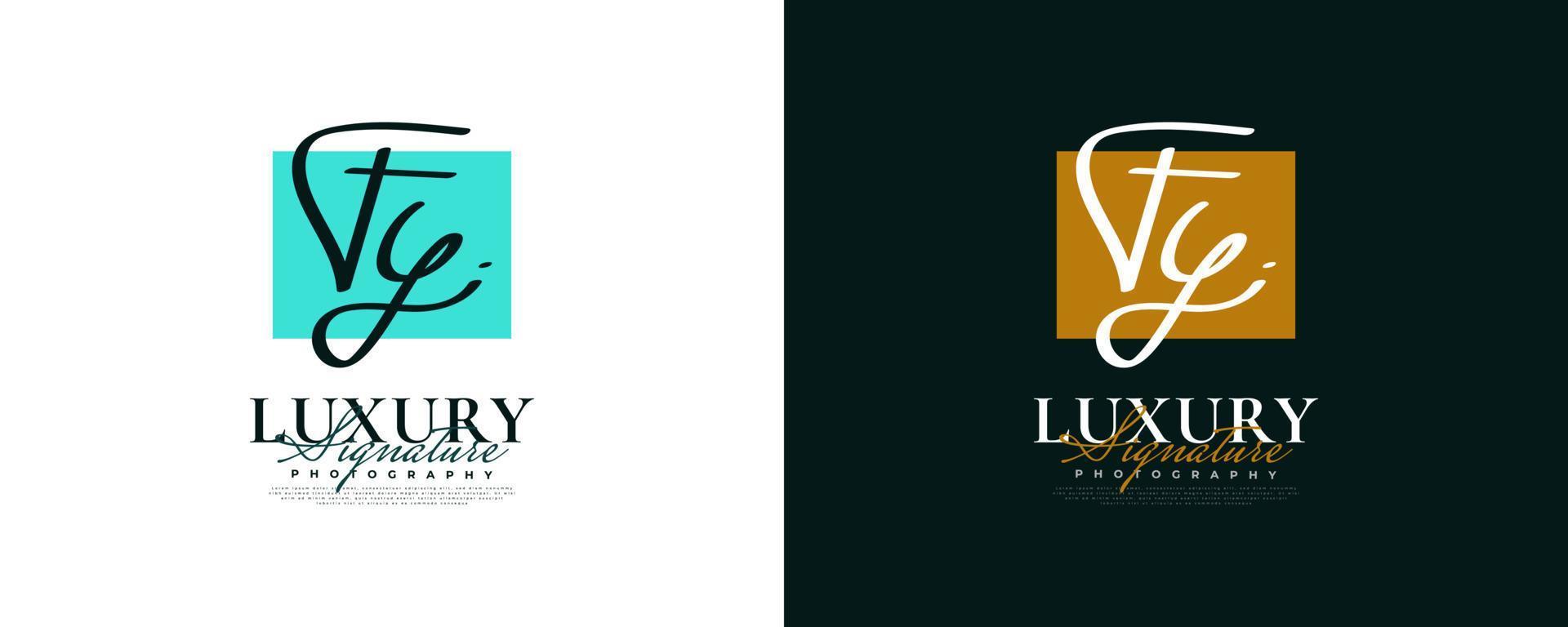 diseño inicial del logotipo f e y en un estilo de escritura elegante y minimalista. logotipo o símbolo de la firma fy para bodas, moda, joyería, boutique e identidad comercial vector