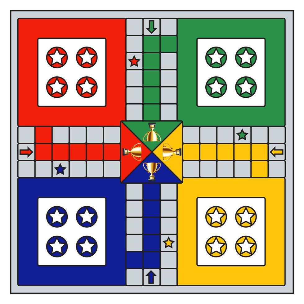 Vector Ludo Game Board Stock Illustration - Download Image Now - Ludo -  Board Game, Plank - Timber, Child - iStock