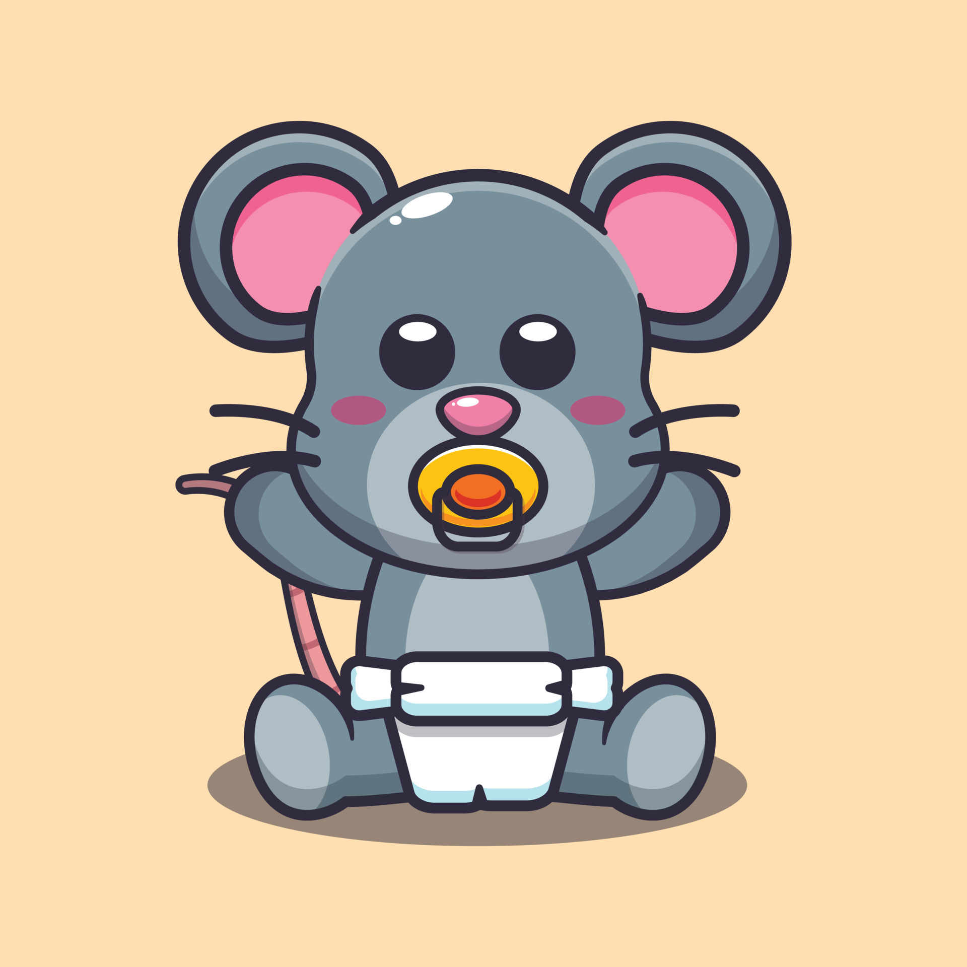 Cute mouse cartoon best sale