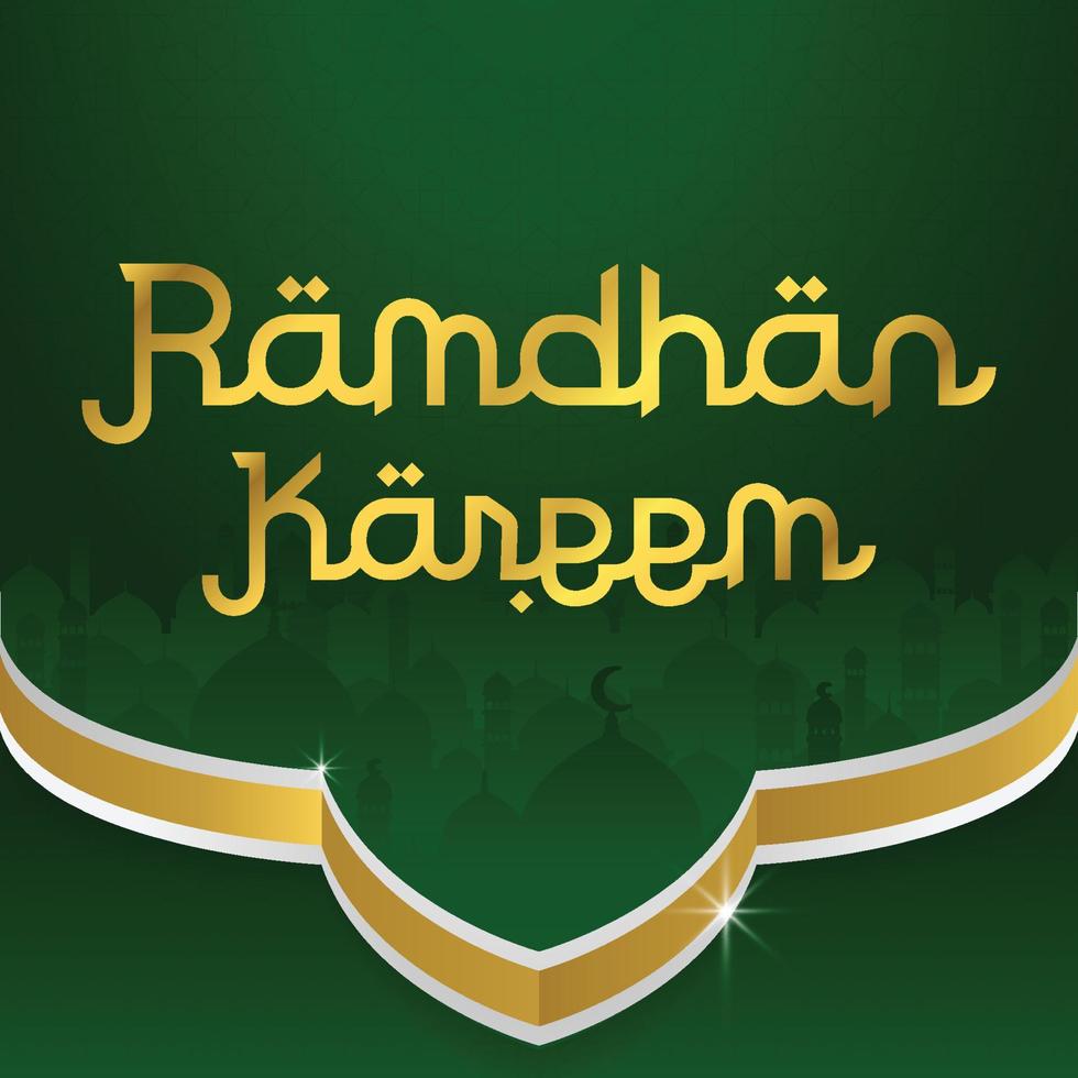 ramadan kareem islamic background design with simple modern concept and religious concept, hari raya, eid mubarak, ramdhan, iftar party banner, backdrop, cover, flyer, brochure design vector