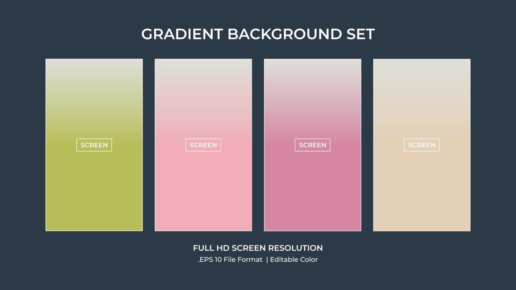 Soft color background on dark. Modern screen vector design for mobile app. Soft color abstract gradients.