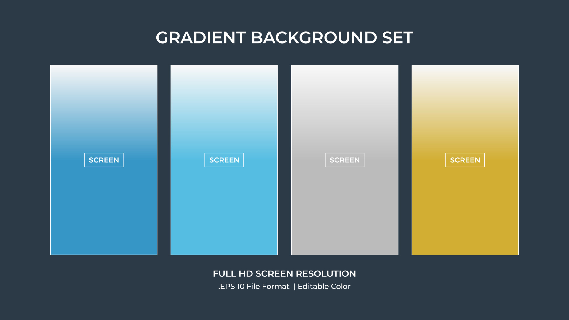 Soft color background on dark. Modern screen vector design for mobile