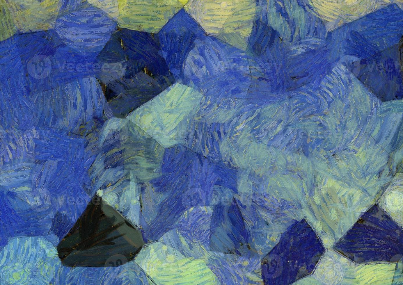 Abstract oil painting background Impressionist style illustrated to create designs. photo