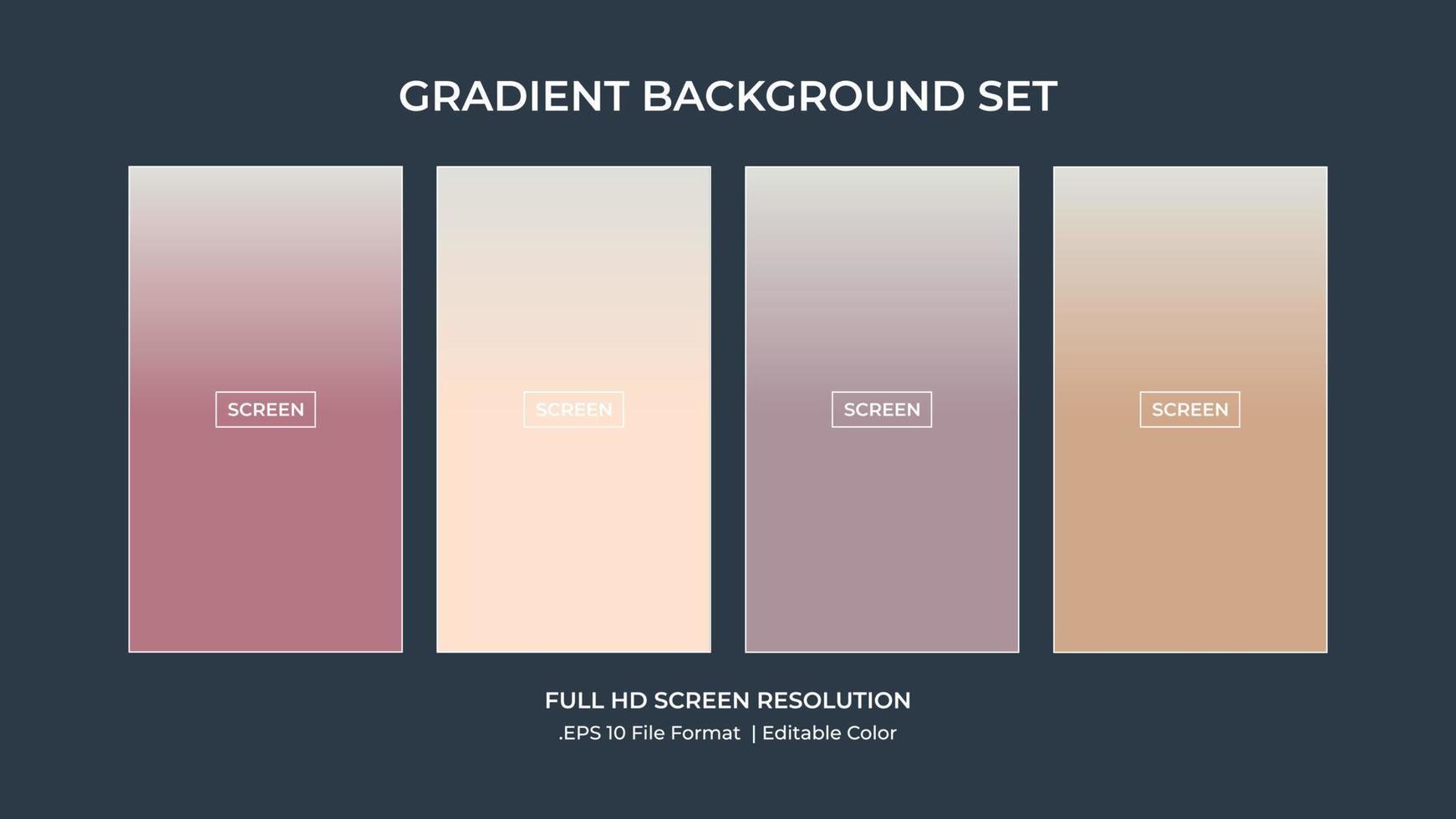 Soft color background on dark. Modern screen vector design for mobile app. Soft color abstract gradients.