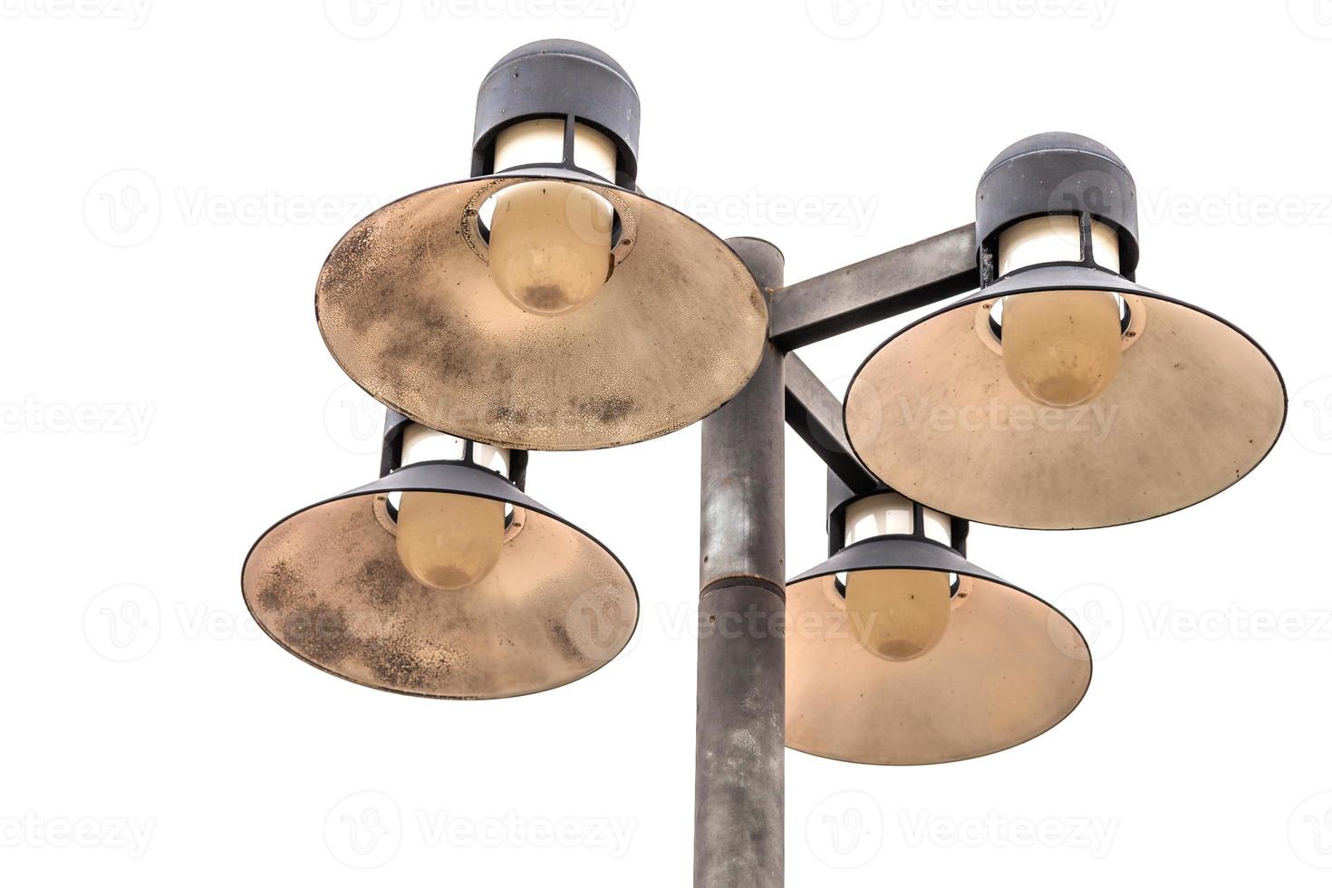 Wall Street lighting isolate photo