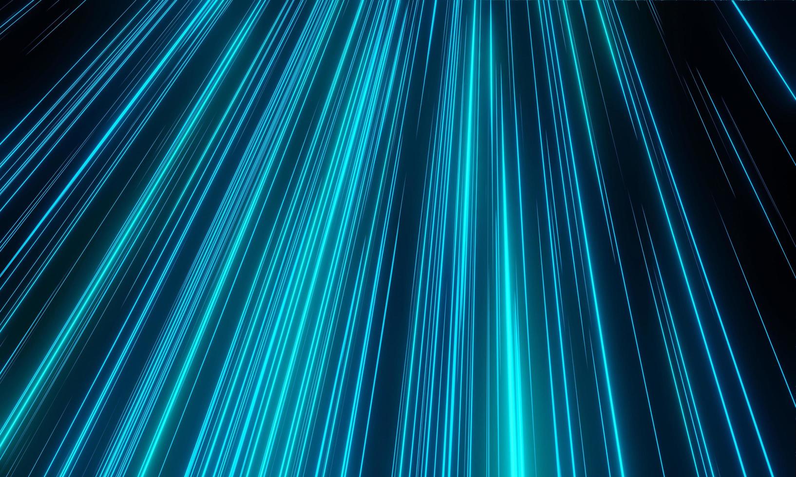 blue light with glowing look like stardust or Meteor and stripes moving fast over dark background for cyber space and hyper space moving concept. 3D Rendering. photo
