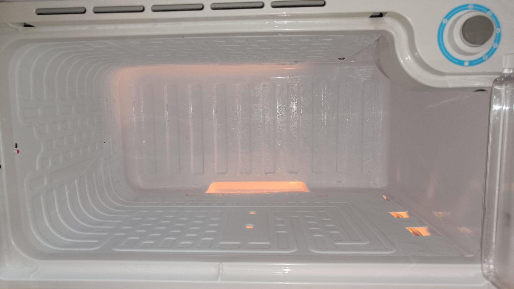 The freezer is empty nothing is in it photo