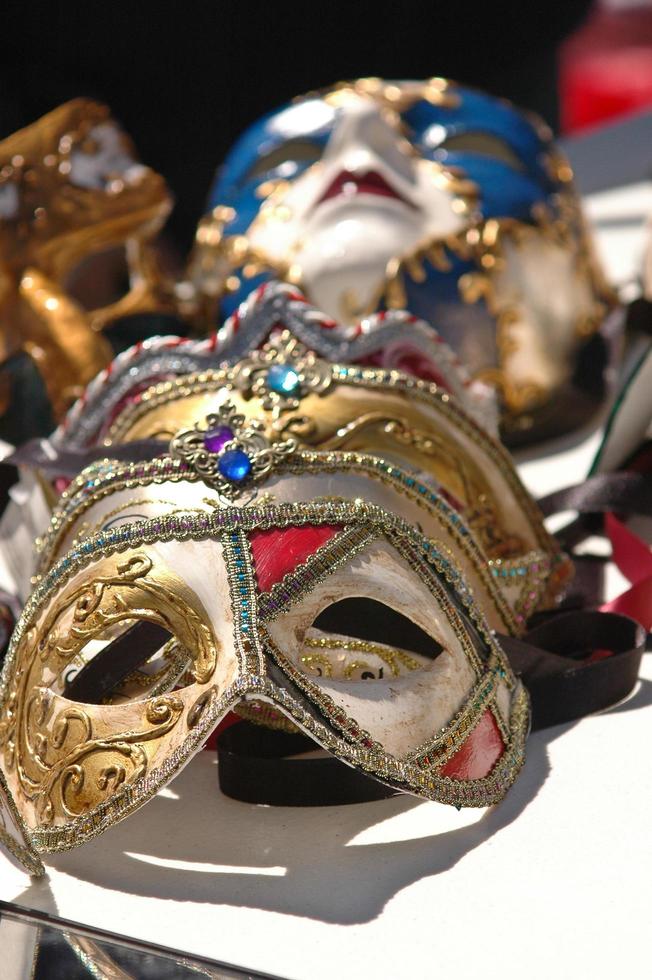 Old vintage classical Venice traditional mask photo