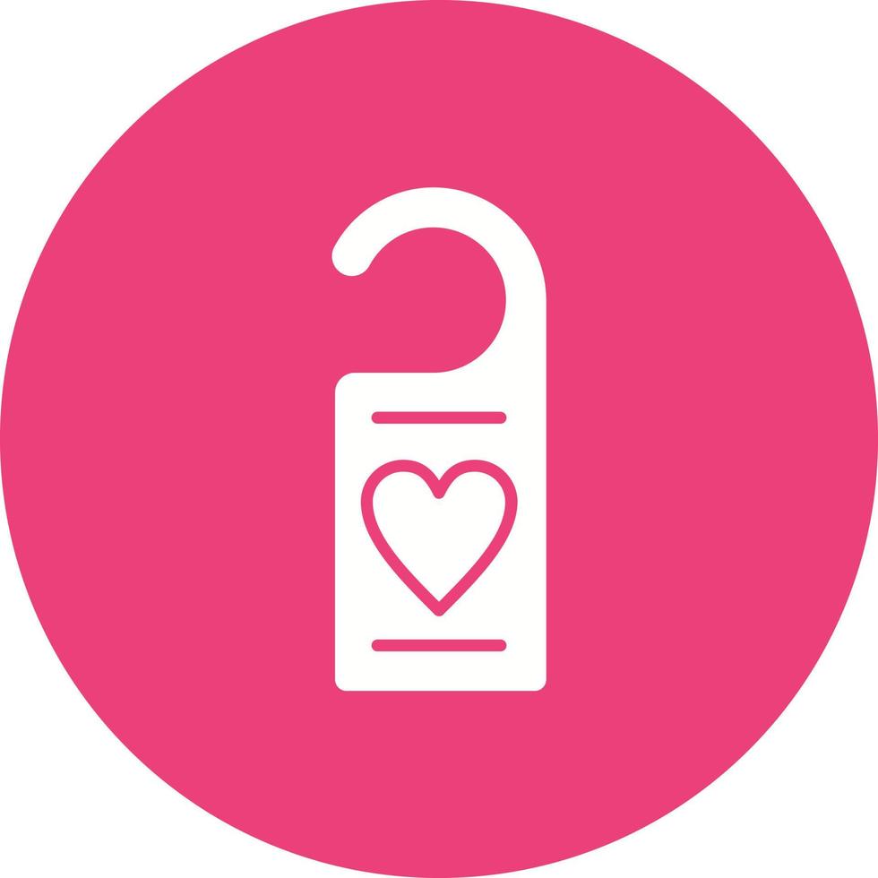 Do not Disturb Glyph Icon vector