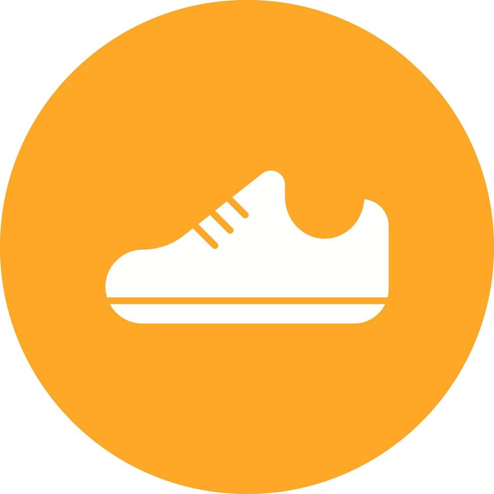 icono de glifo de zapatos vector