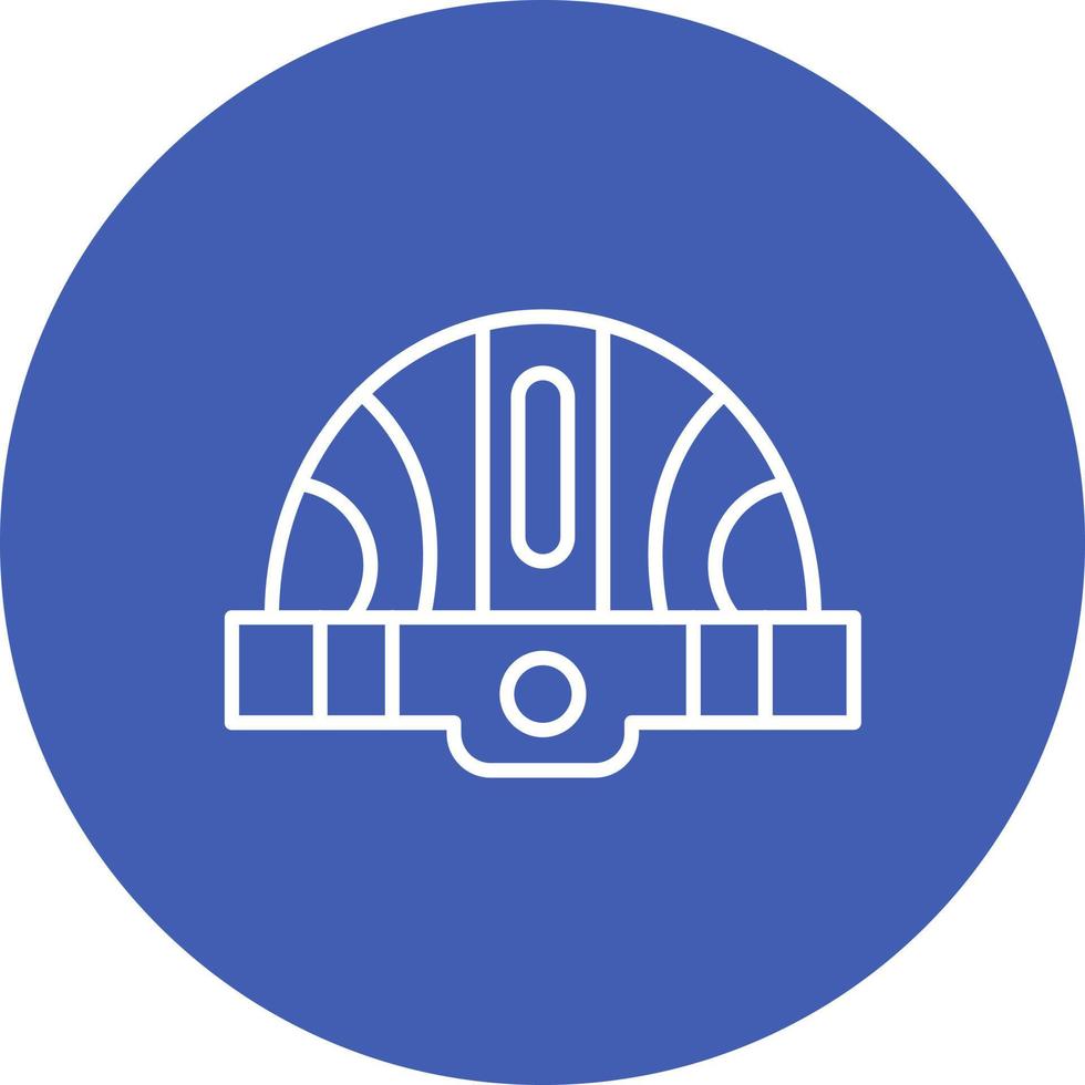 Helmet Line Circle Background Icon 6669354 Vector Art at Vecteezy